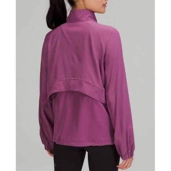 Lululemon Stretch Ripstop Run 1/2 Zip Vintage Plum Size 8 (?) - Picture 16 of 16